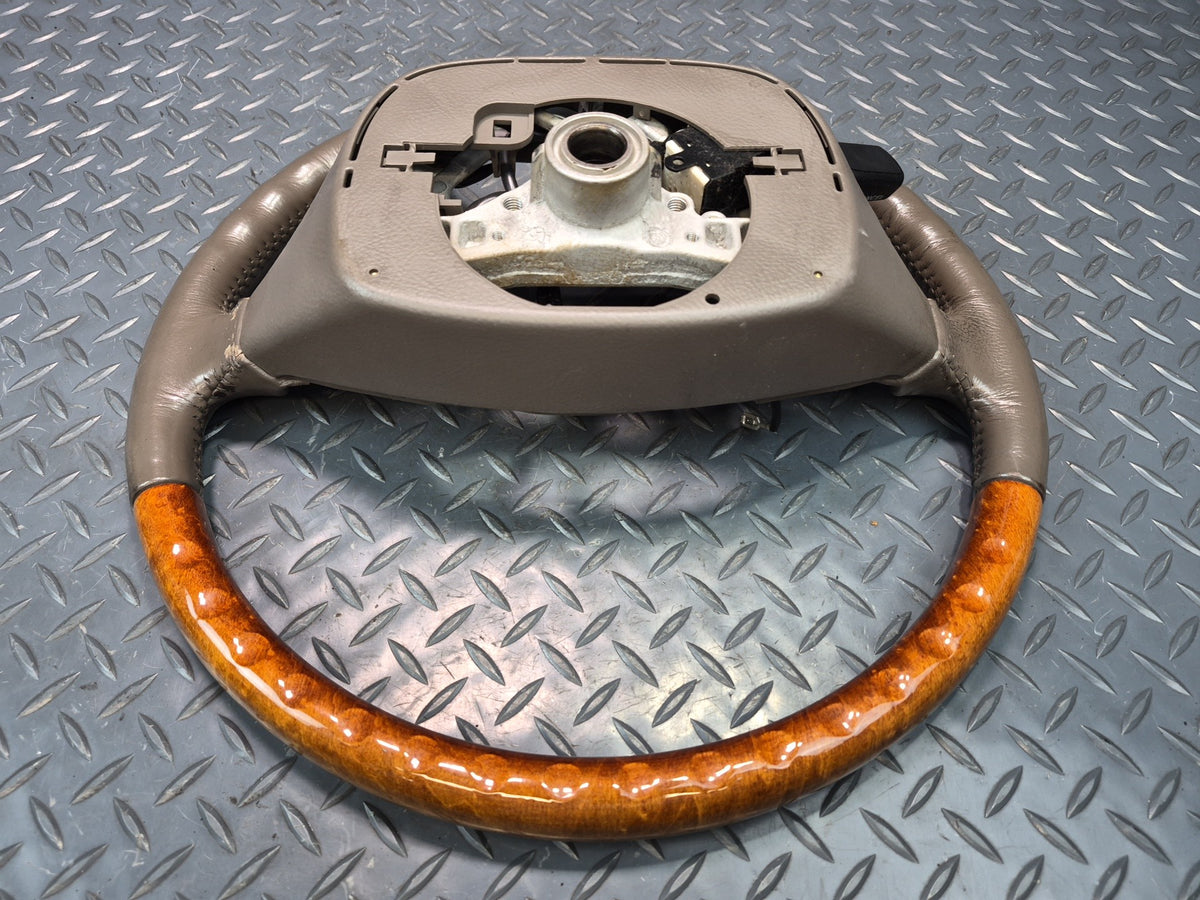 2003-2009 Lexus UZJ120L GX470 Leather Wood Steering W/ Controls