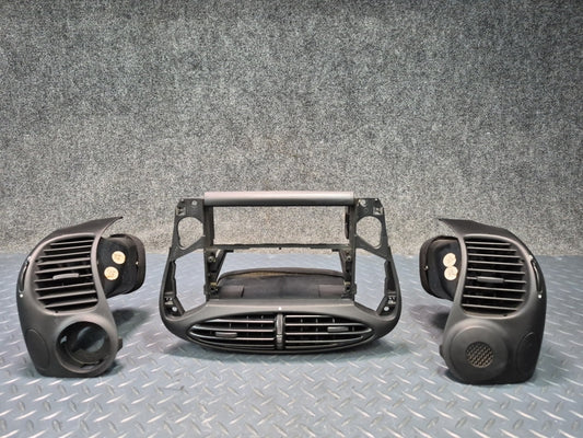 97-02 Porsche Boxster 986 Dash Left Center Right A/C Heater Air Vent Grille Set