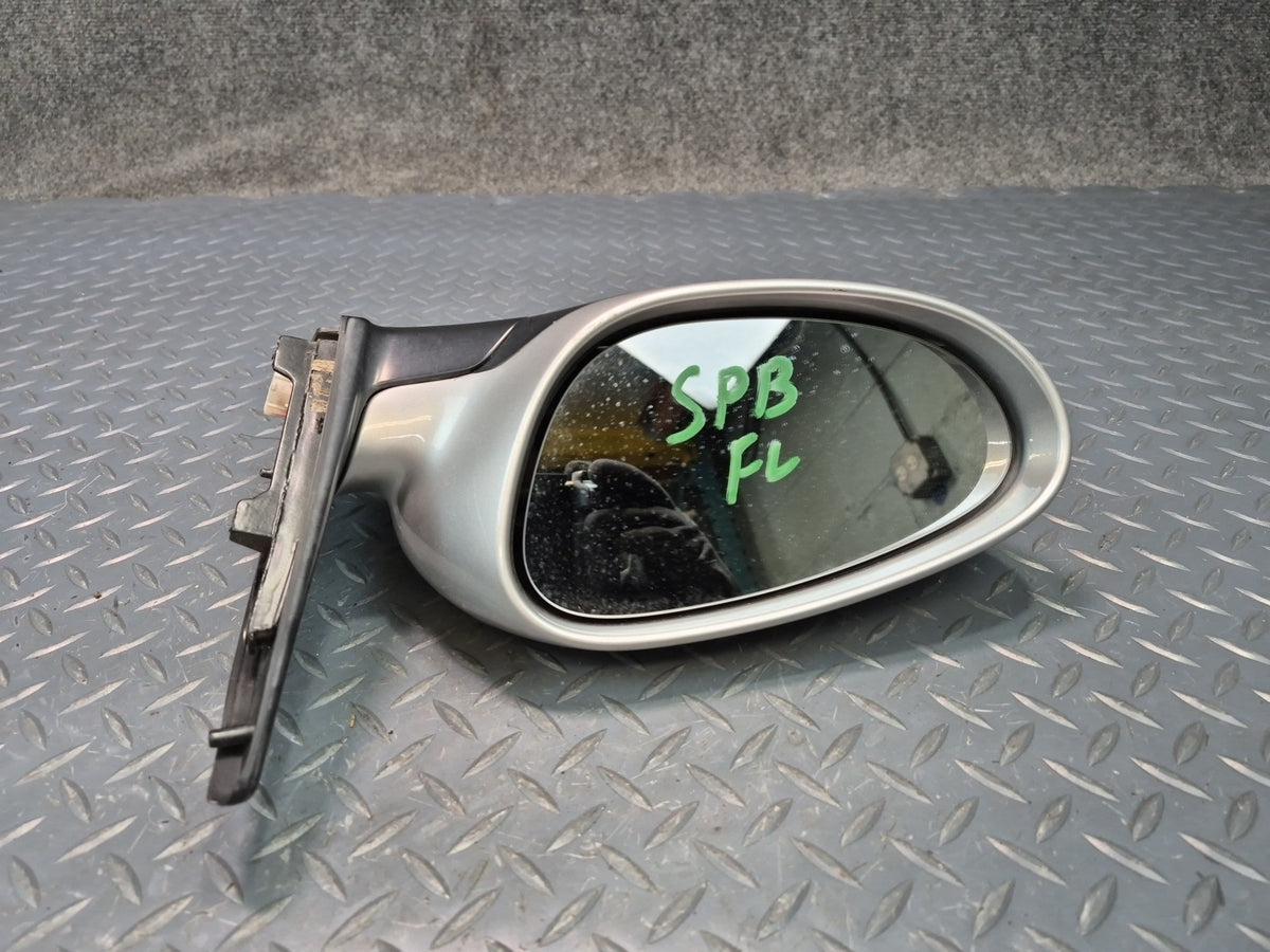 1997-2004 Porsche Boxster 986 Left Door Exterior Side View Heated Mirror Silver