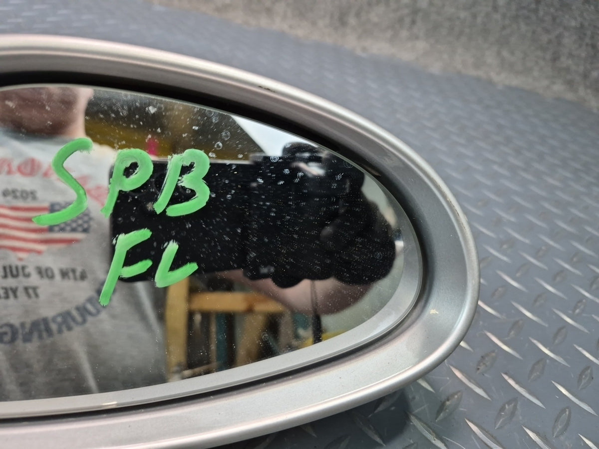 1997-2004 Porsche Boxster 986 Left Door Exterior Side View Heated Mirror Silver