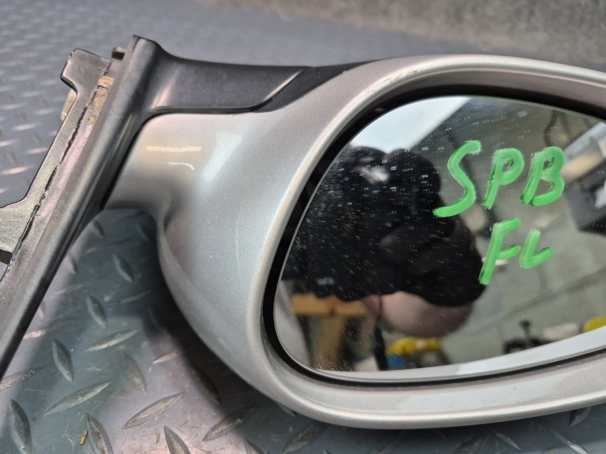 1997-2004 Porsche Boxster 986 Left Door Exterior Side View Heated Mirror Silver