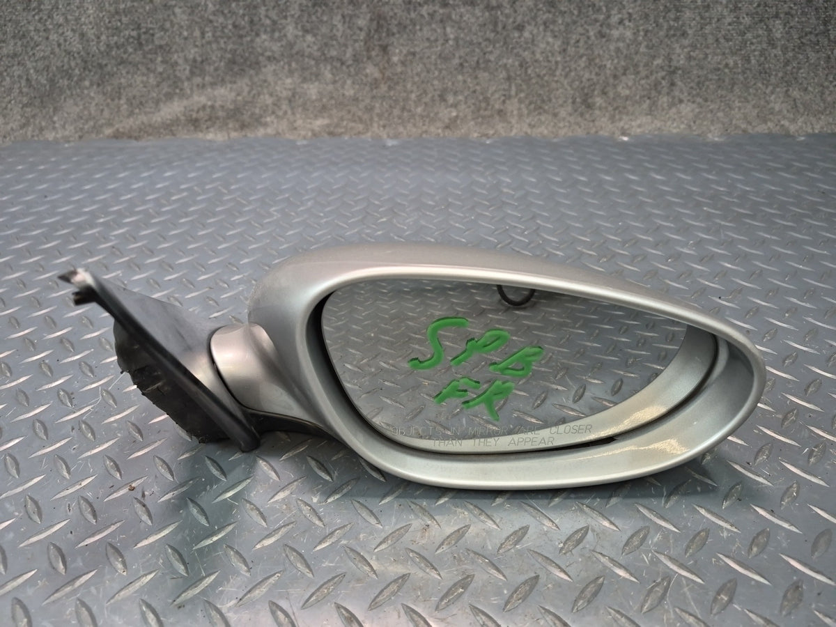 1997-2004 Porsche Boxster 986 Right Door Exterior Side View Heated Mirror Silver