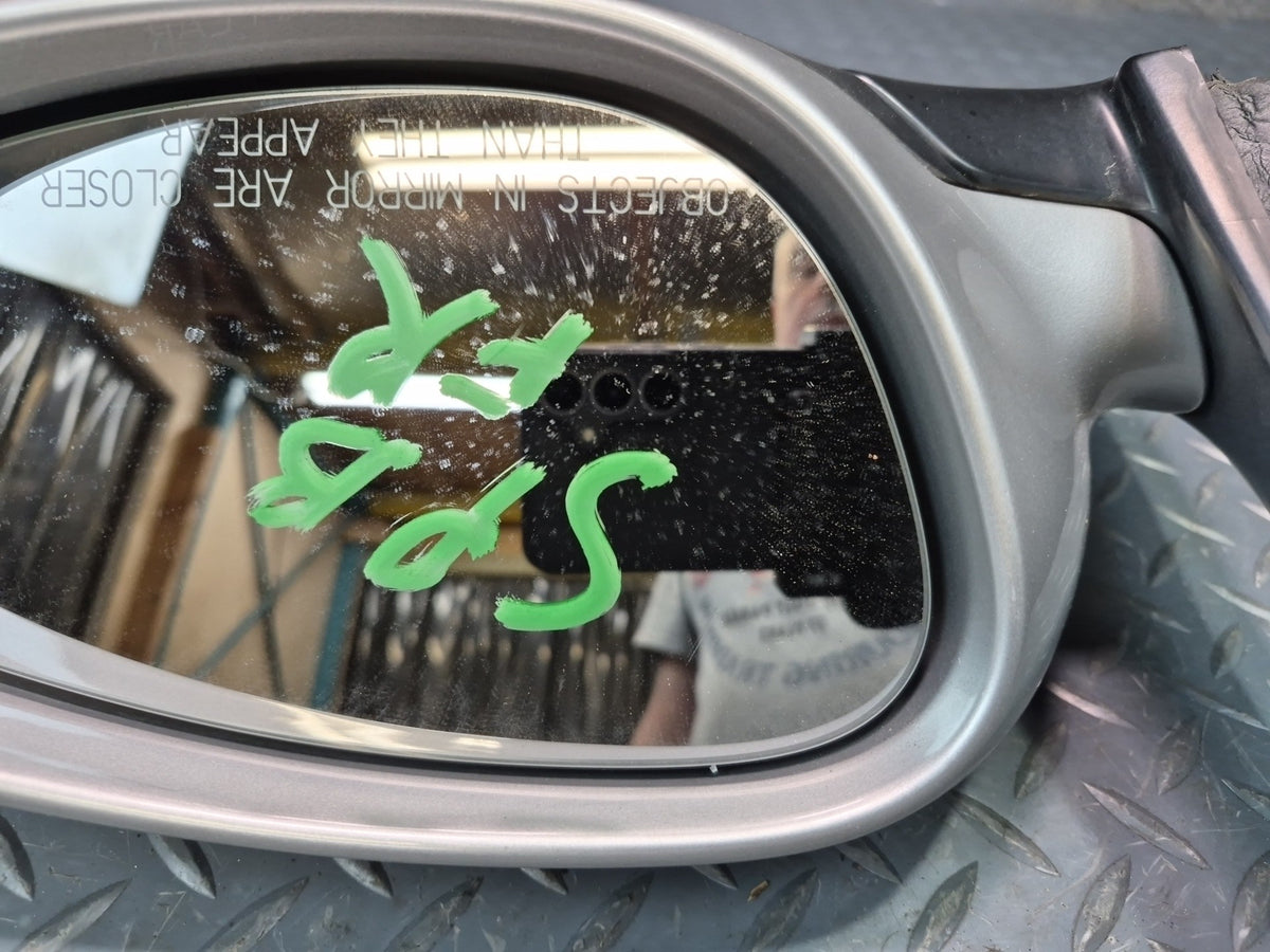 1997-2004 Porsche Boxster 986 Right Door Exterior Side View Heated Mirror Silver
