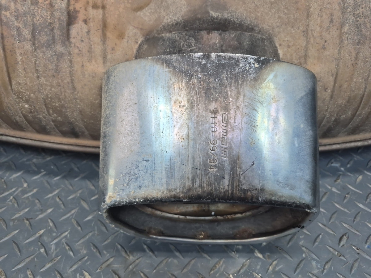2000-2002 Porsche Boxster 986 2.7L MT Engine Rear Exhaust Muffler Assembly