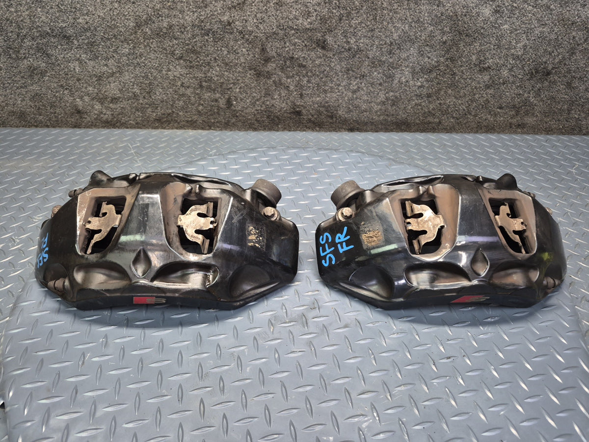 18-25 Audi S5 F5A Sportback Front Left & Right Sport Brake Caliper Set 49K OEM