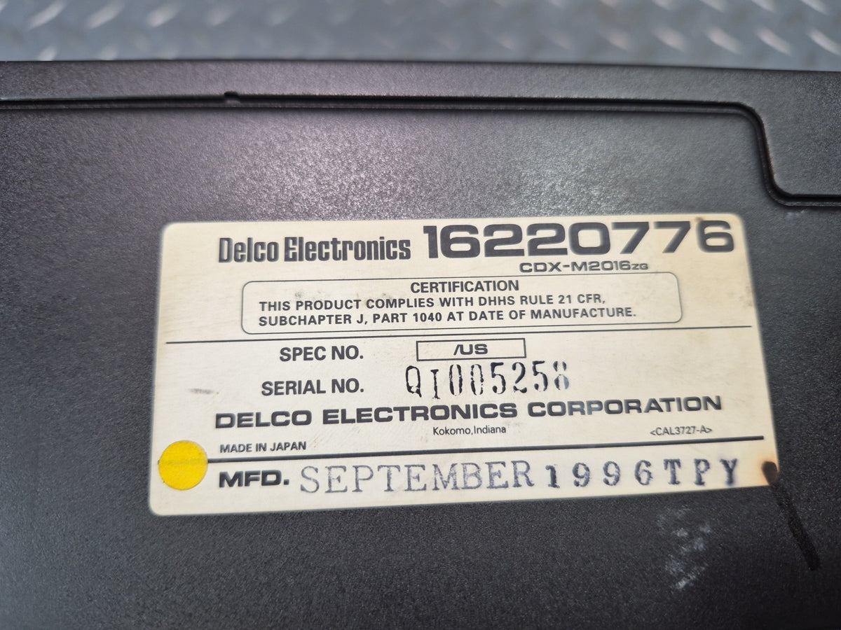 97-04 Chevrolet Corvette C5 12 Dics CD Changer Pioneer w Magazine 16220776 OEM
