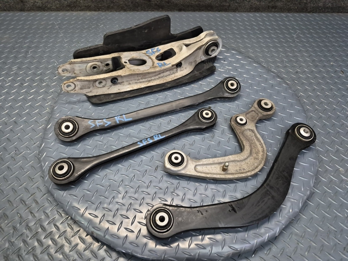 18-25 Audi F5A A5 S5 AWD Set of 5 Rear Left Upper & Lower Control Arm 49K OEM