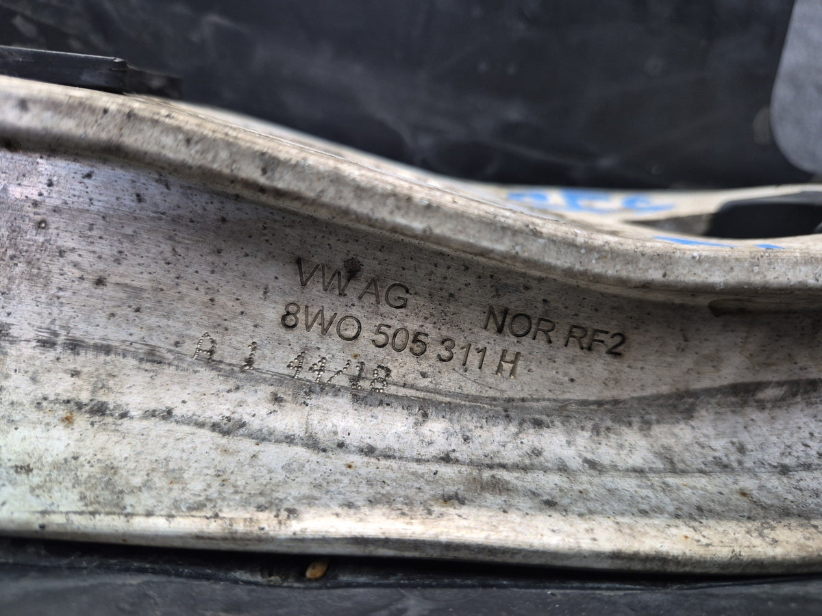 18-25 Audi F5A A5 S5 AWD Set of 5 Rear Left Upper & Lower Control Arm 49K OEM