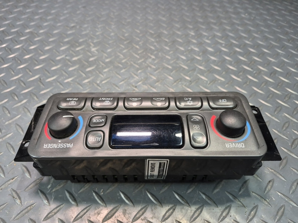 97-04 Chevrolet Corvette C5 A/C Climate Control Switch Panel 09352181 OEM