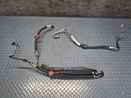 2008-2010 Porsche Cayenne 957 4.8L Power Steering Hose Pipe Line Set of 2