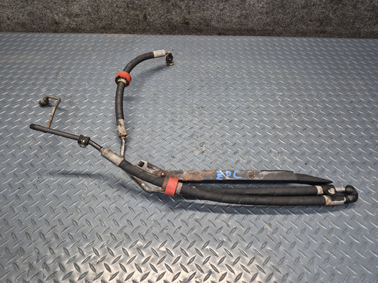 2008-2010 Porsche Cayenne 957 4.8L Power Steering Hose Pipe Line Set of 2