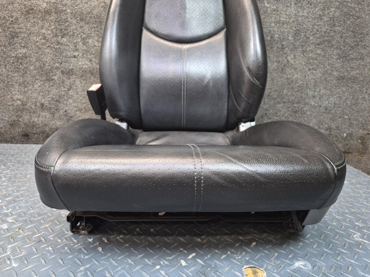 2005-2012 Porsche Boxster 987 Front Left & Right Side Leather Seat Black Set