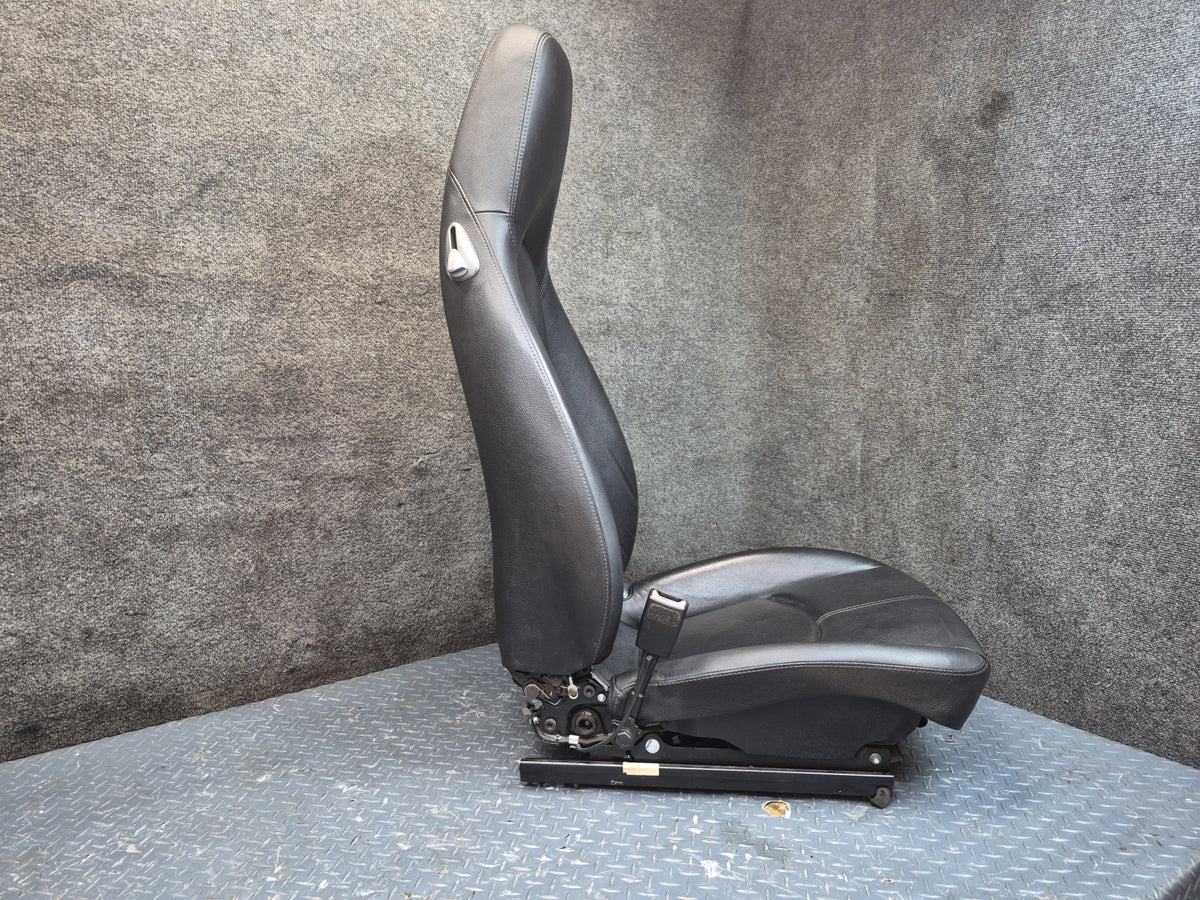 2005-2012 Porsche Boxster 987 Front Left & Right Side Leather Seat Black Set