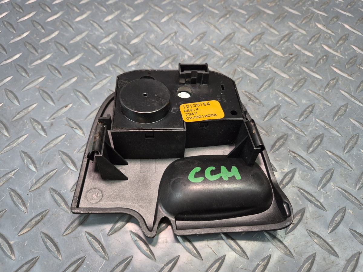 97-00 Chevrolet Corvette C5 Traction Control Switch w Trim Black 12135154 OEM