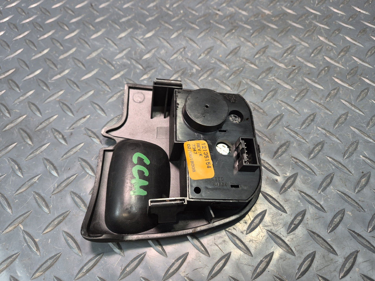 97-00 Chevrolet Corvette C5 Traction Control Switch w Trim Black 12135154 OEM
