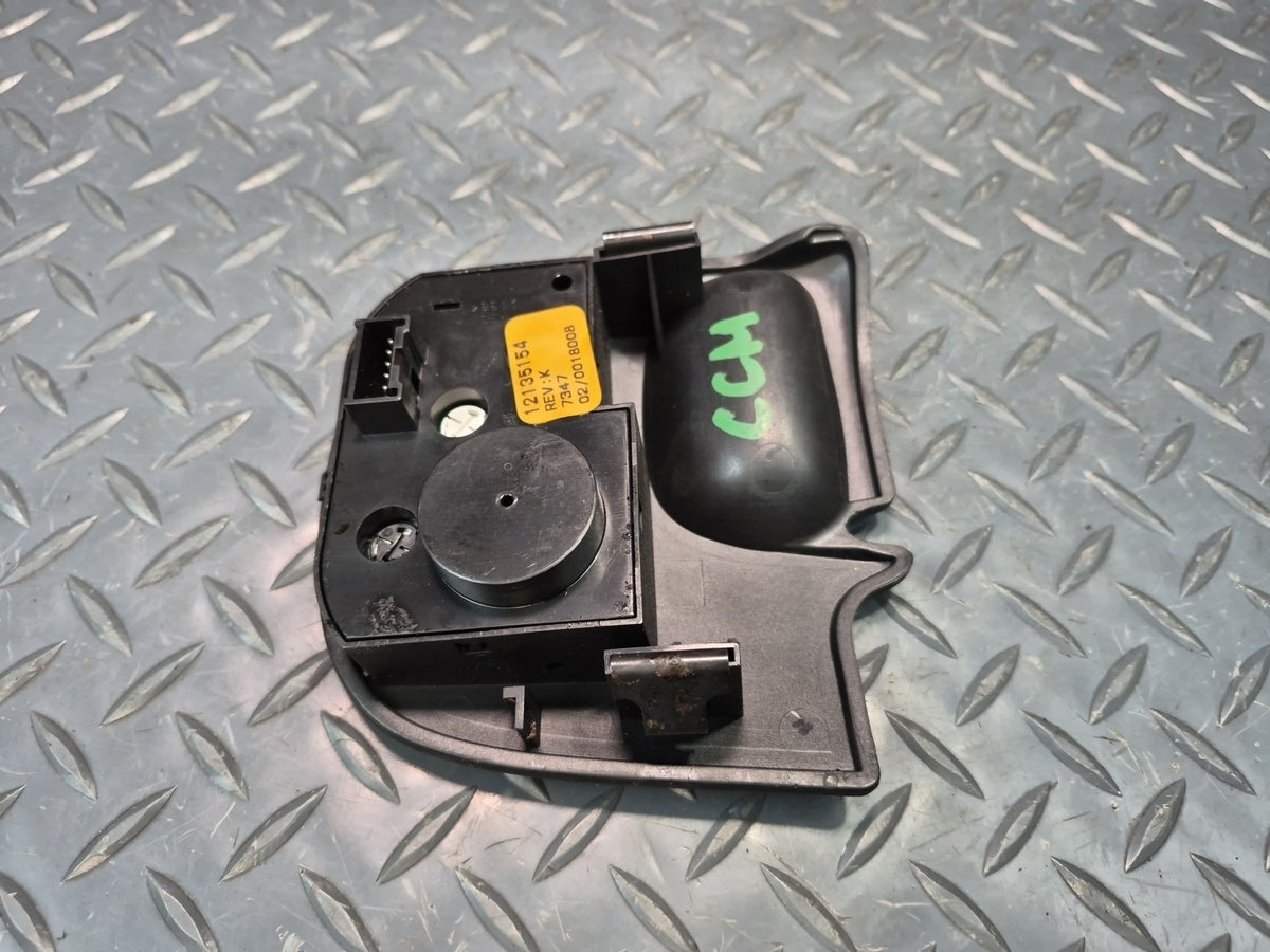 97-00 Chevrolet Corvette C5 Traction Control Switch w Trim Black 12135154 OEM