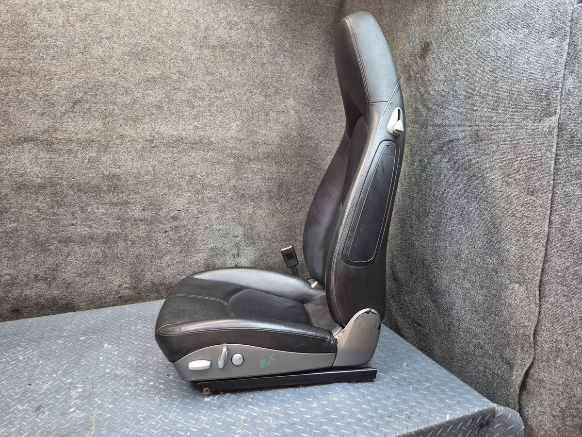 2005-2012 Porsche Boxster 987 Front Left & Right Side Leather Seat Black Set