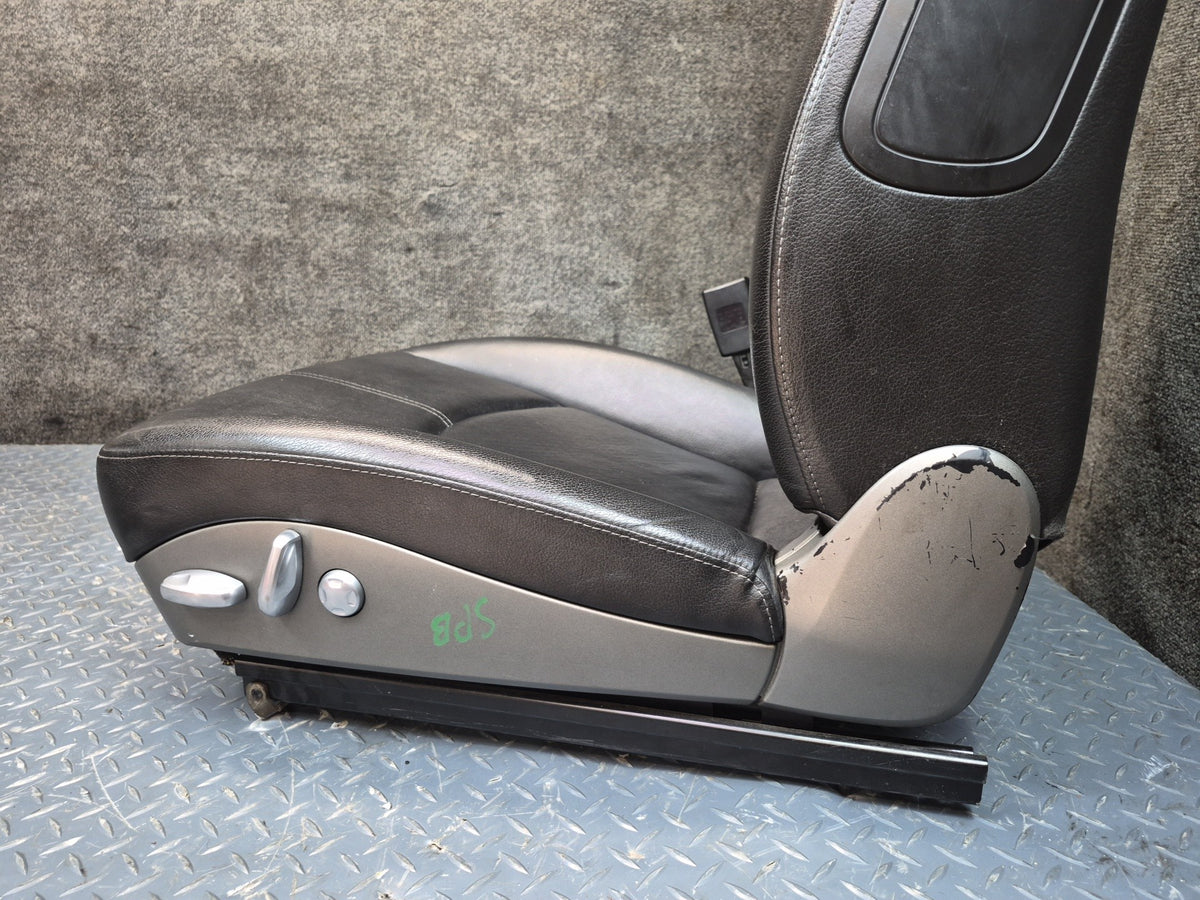 2005-2012 Porsche Boxster 987 Front Left & Right Side Leather Seat Black Set