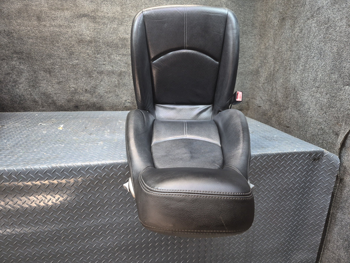 2005-2012 Porsche Boxster 987 Front Left & Right Side Leather Seat Black Set