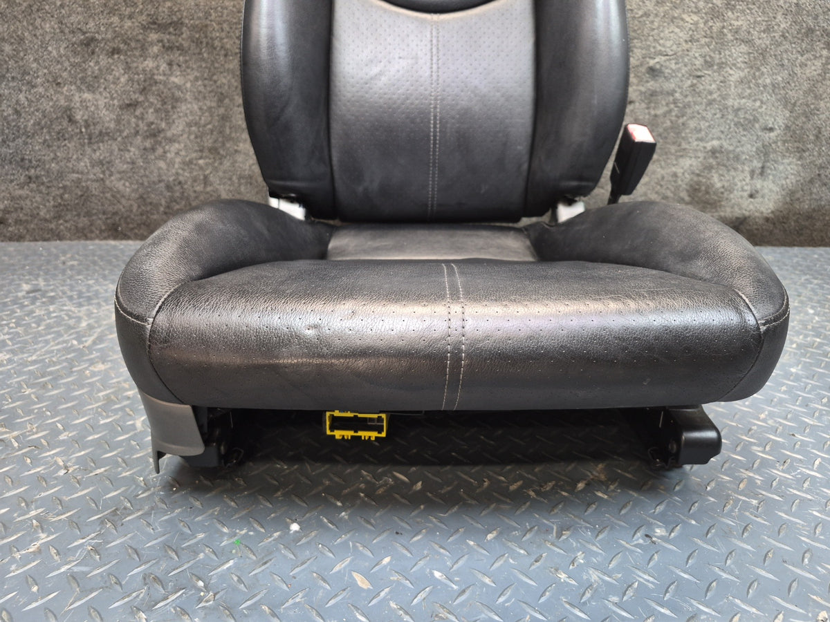 2005-2012 Porsche Boxster 987 Front Left & Right Side Leather Seat Black Set