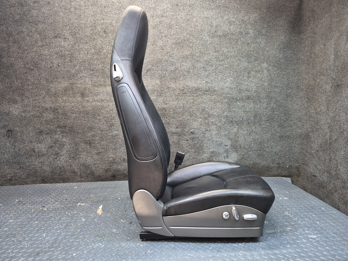 2005-2012 Porsche Boxster 987 Front Left & Right Side Leather Seat Black Set