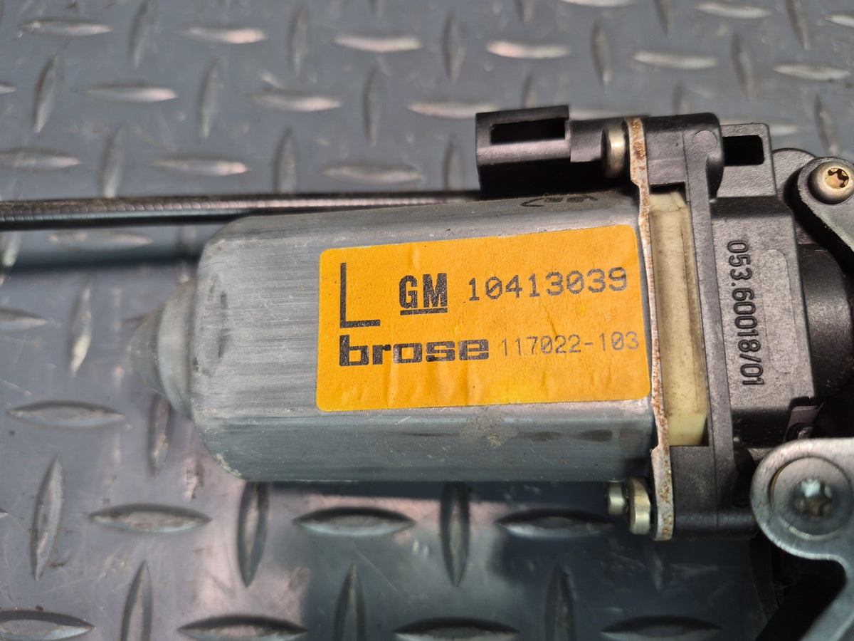97-04 Chevrolet Corvette C5 Left Door Window Regulator w Motor 10413039 OEM