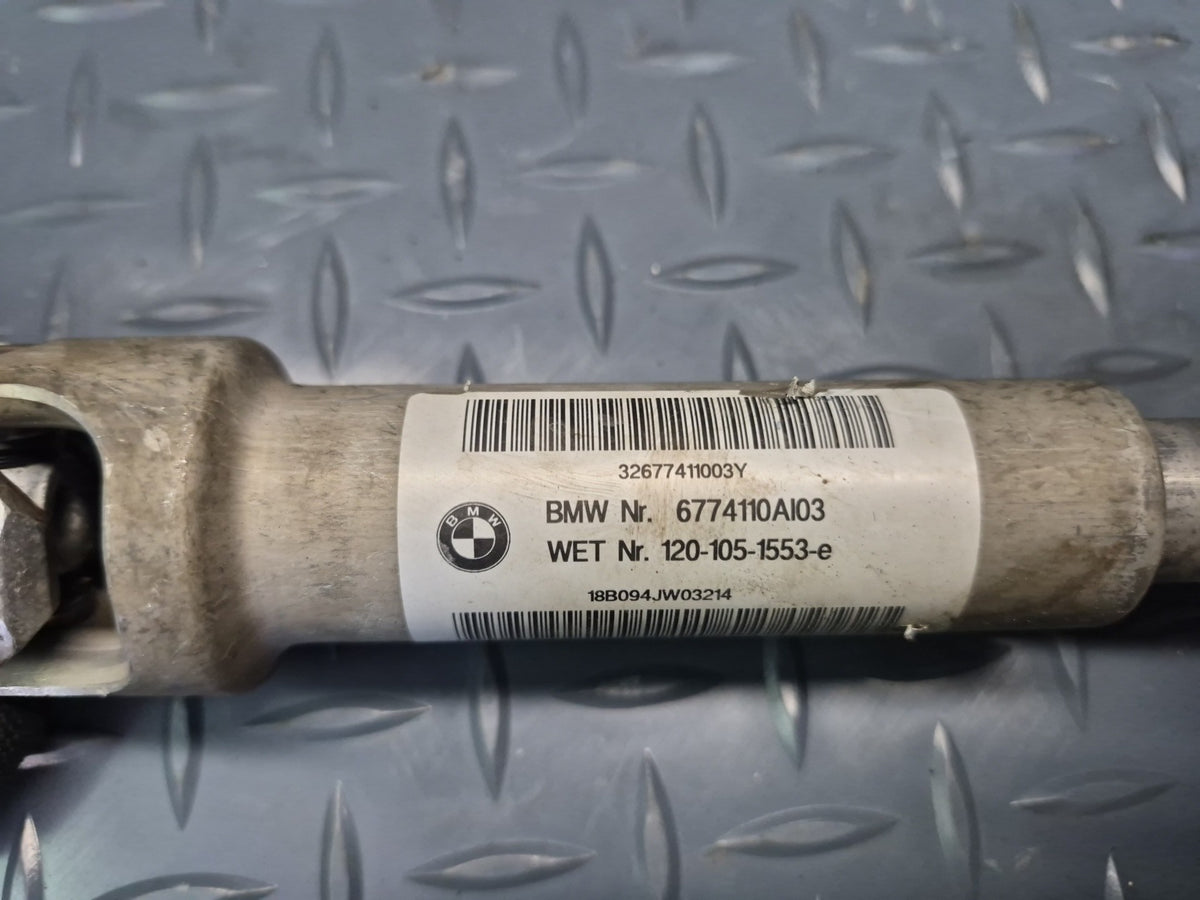 2014-2018 BMW F15 X5 Steering Column Lower U Joint Linkage Shaft 6774110