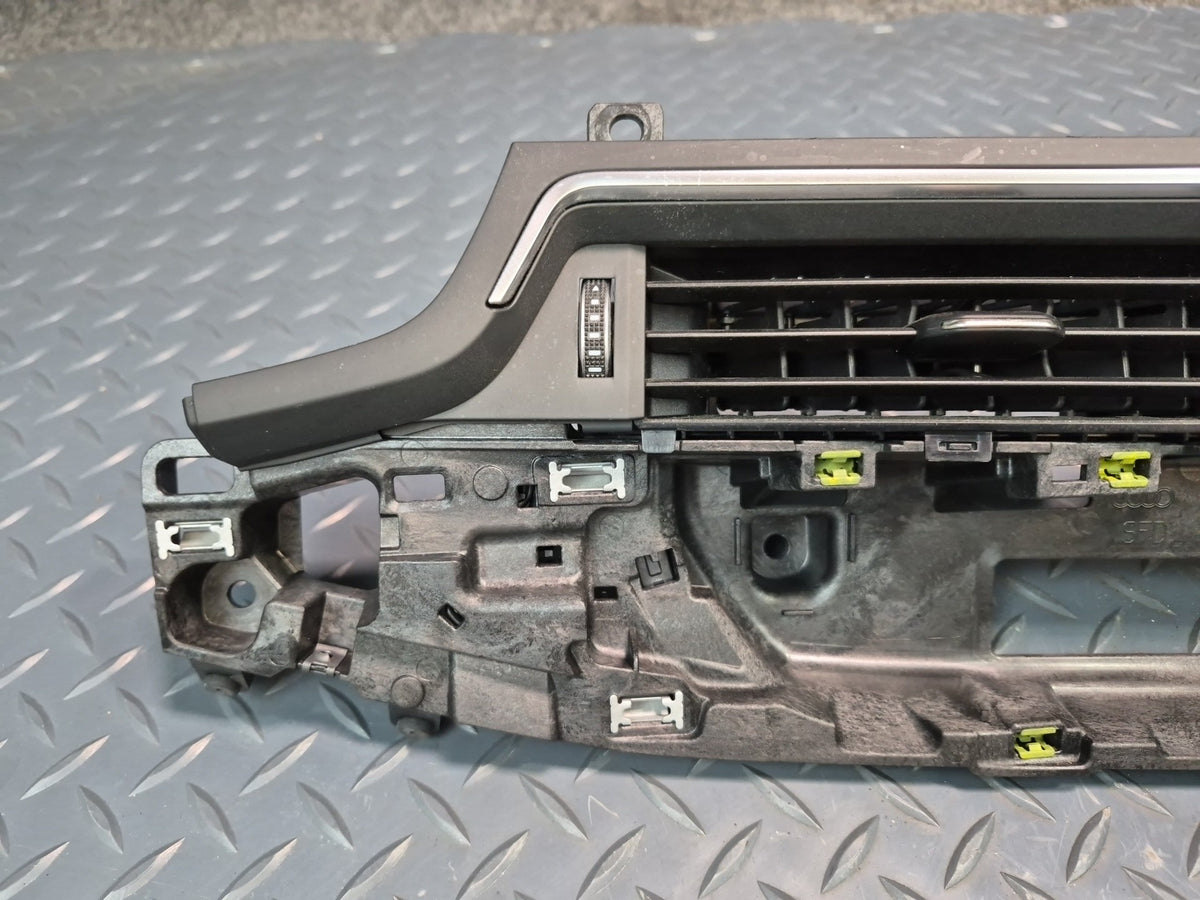 18-25 Audi A4 S4 A5 S5 Front Center Dash A/C Air Vent w Hazard Switch Black OEM