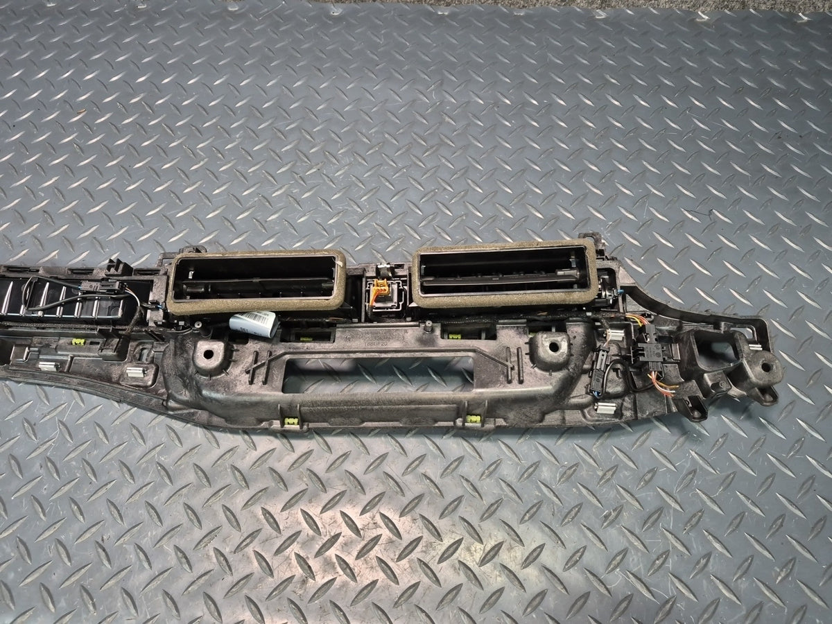 18-25 Audi A4 S4 A5 S5 Front Center Dash A/C Air Vent w Hazard Switch Black OEM