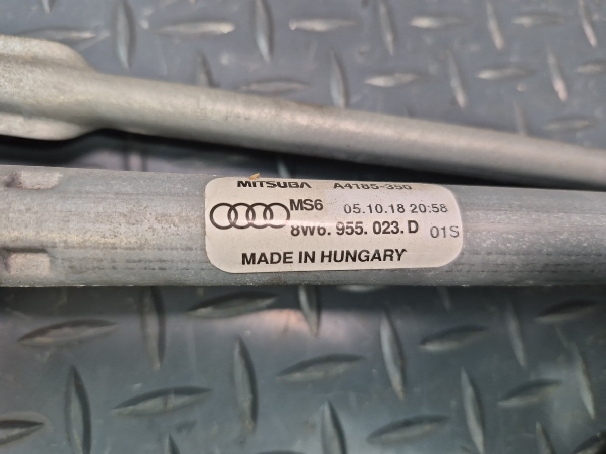 Audi A5 S5 RS5 Front Windshield Wiper Transmission Linkage w Motor 49K OEM