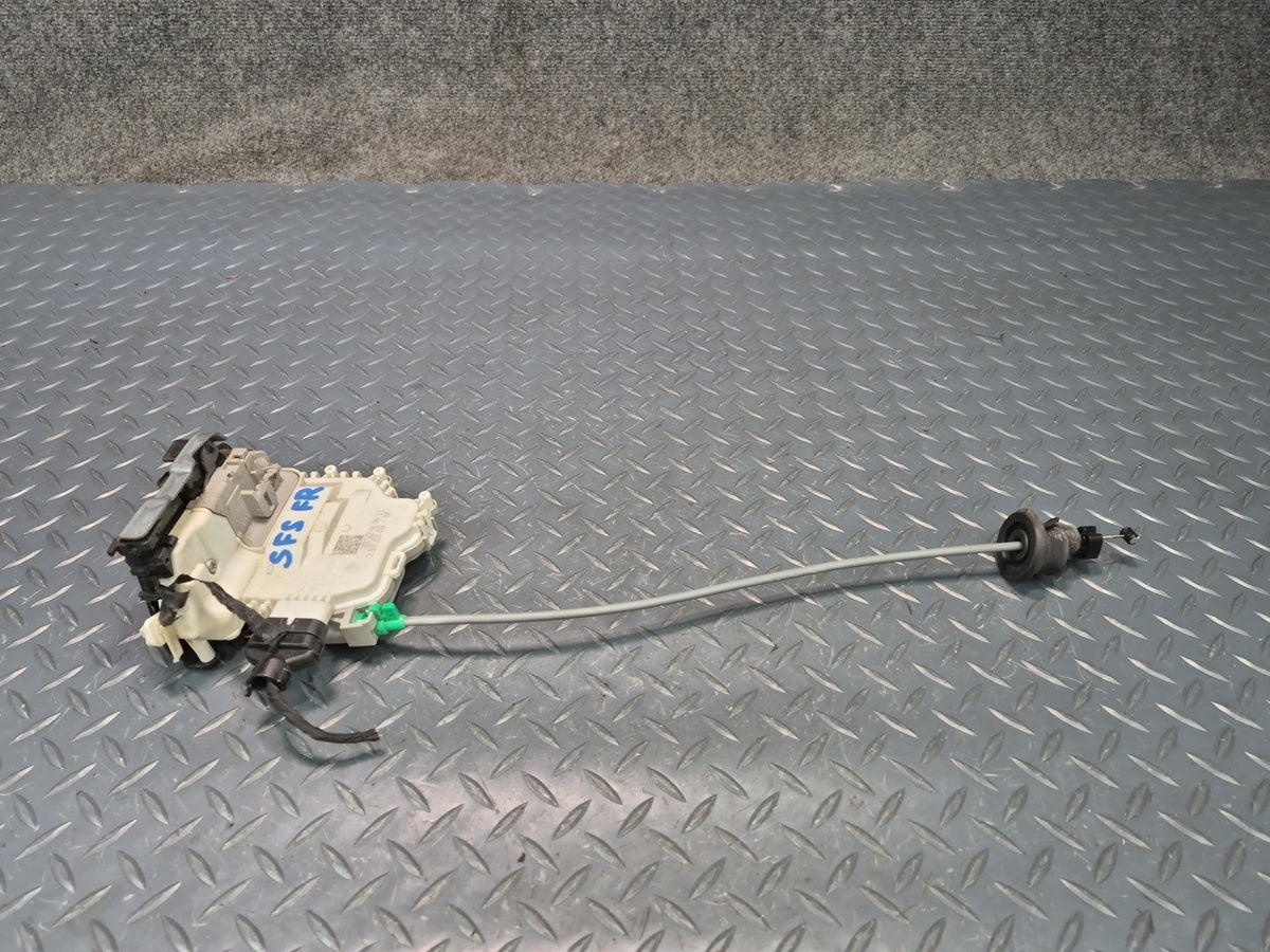 18-24 Audi A5 S5 Front Right Passenger Side Door Latch Lock Actuator w Cable OEM