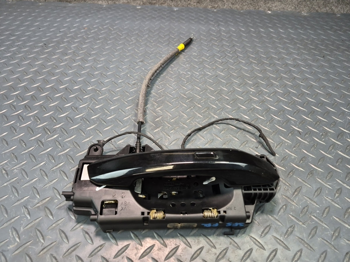 17-25 Audi A5 S5 Front Right Passenger Side Exterior Door Handle Black OEM