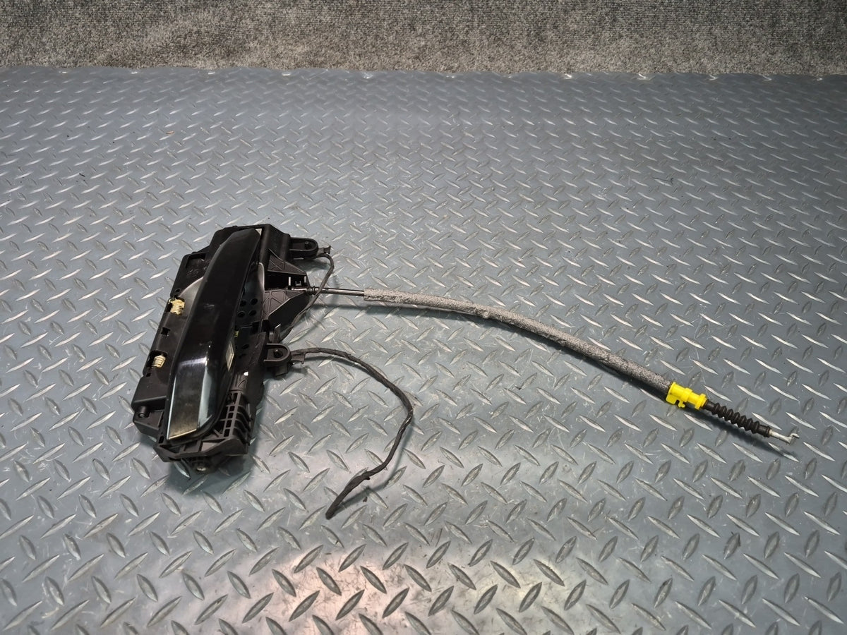 17-25 Audi A5 S5 Front Right Passenger Side Exterior Door Handle Black OEM