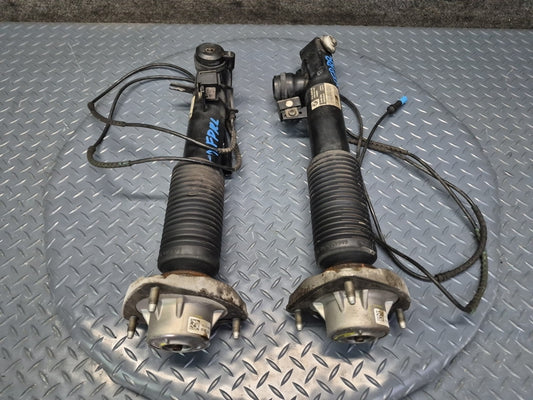 2014-2018 BMW F15 X5 AWD Rear VDC Adaptive Strut Shock Absorber Set of 2 72K