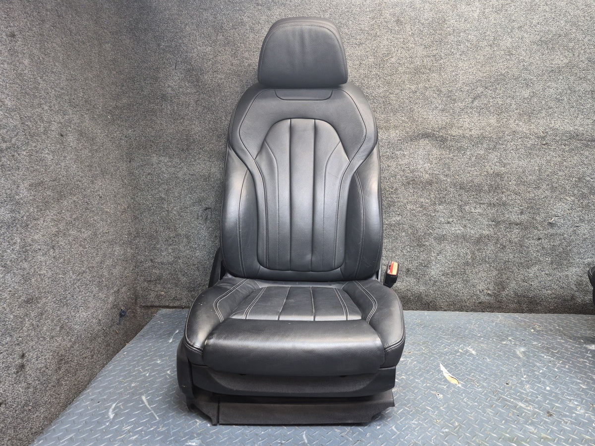 14-18 BMW F15 X5 Front Rear 2ND 3RD ROW Comfort Heated Leather Seat Set 72k