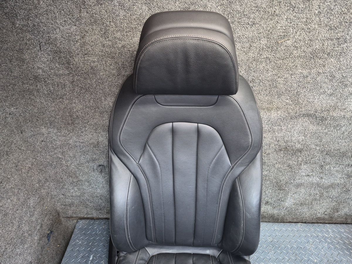 14-18 BMW F15 X5 Front Rear 2ND 3RD ROW Comfort Heated Leather Seat Set 72k