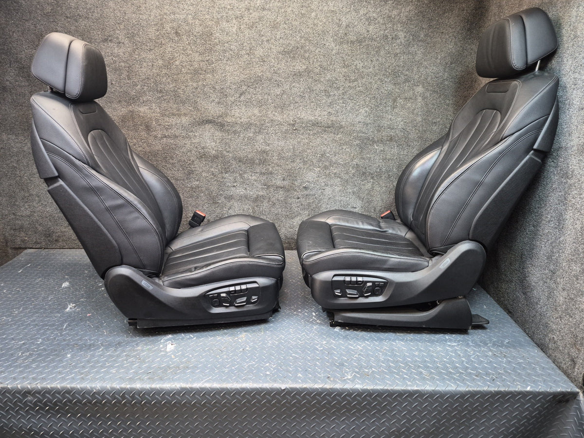 14-18 BMW F15 X5 Front Rear 2ND 3RD ROW Comfort Heated Leather Seat Set 72k