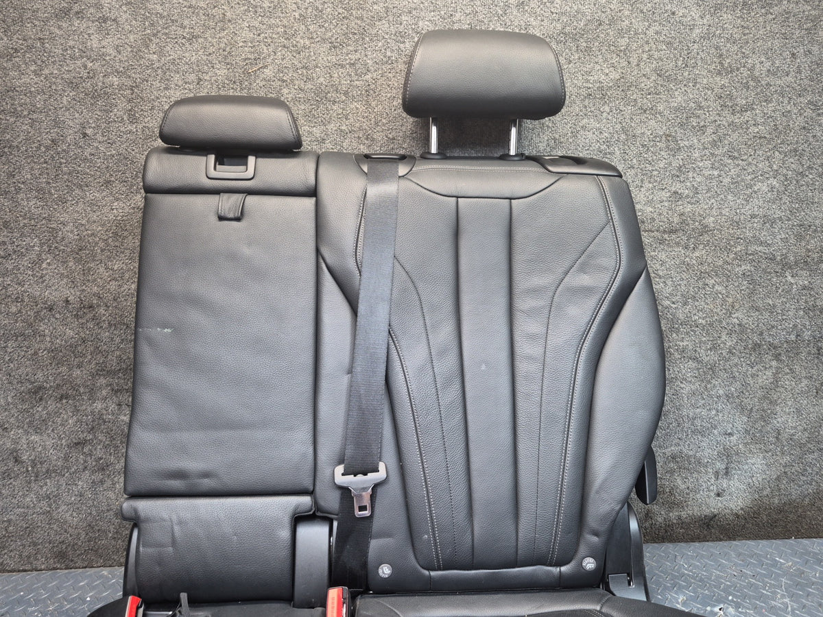 14-18 BMW F15 X5 Front Rear 2ND 3RD ROW Comfort Heated Leather Seat Set 72k