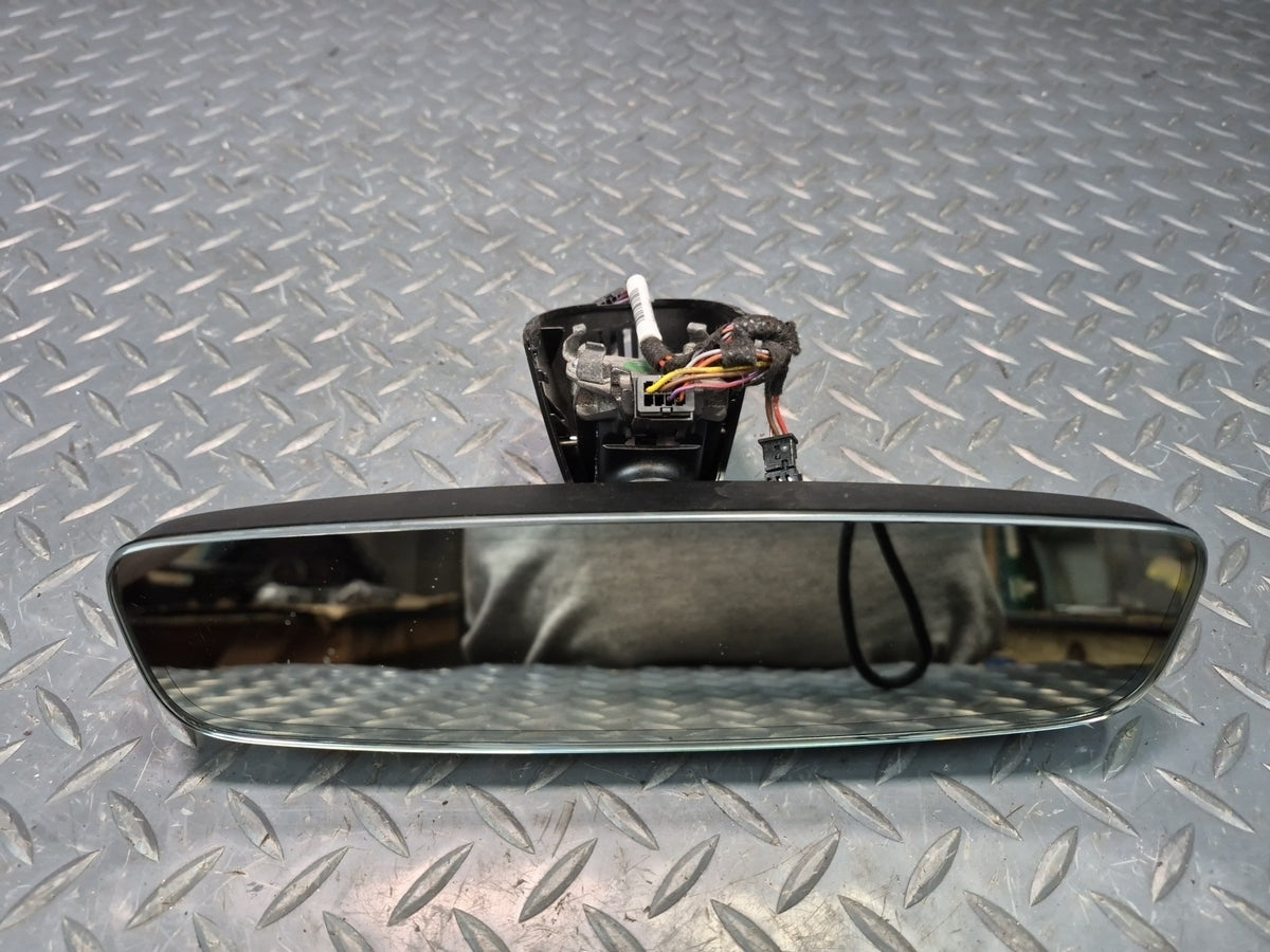 18-23 Audi A5 S5 SQ7 Auto Dim Interior Rear View Mirror w Compass Black OEM
