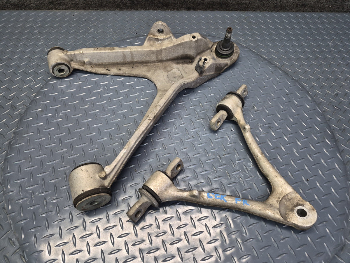 97-04 Chevrolet Corvette C5 Set of 2 Front Right Upper Lower Control Arm OEM