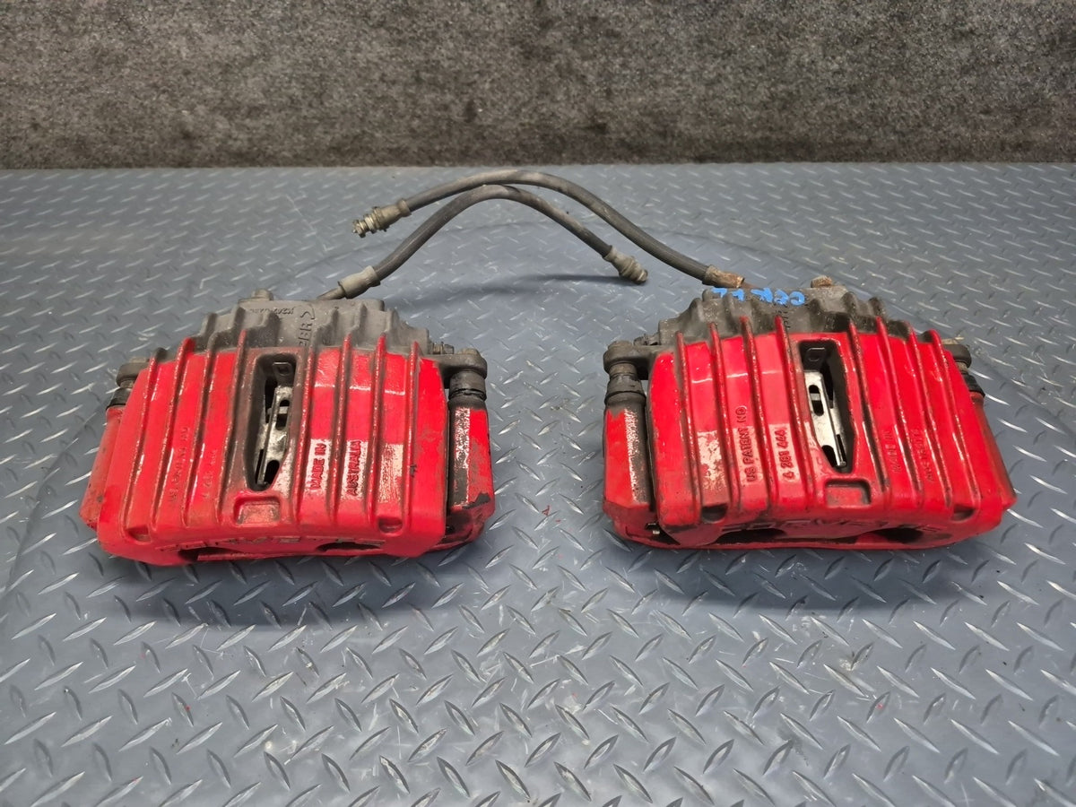 97-04 Chevrolet Corvette C5 Set of 2 Front Brake Caliper PBR 64K Miles OEM