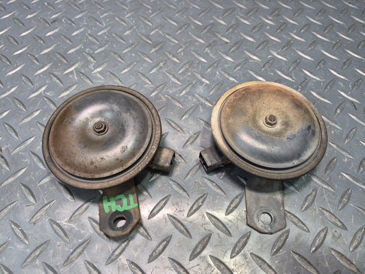 82-85 Toyota Celica RA65 High & Low Tone Note Pitch Horn Signal Set of 2