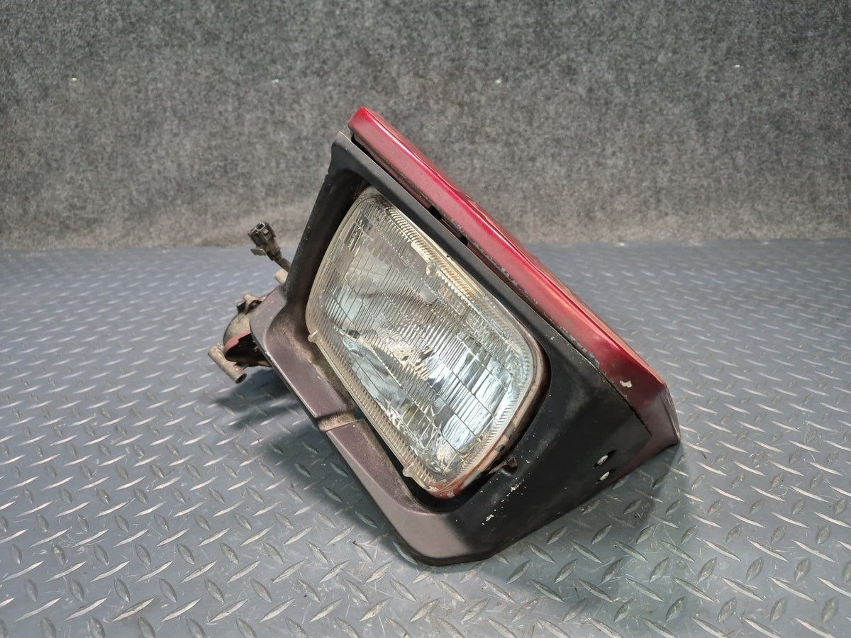 89-92 Toyota Supra MA71 MK3 Front Left Headlight POP UP Lamp w Cover & Motor OEM