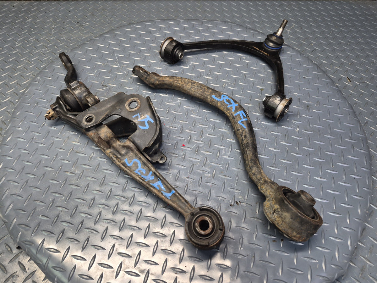 02-10 Lexus UZZ40L SC430 Set of 3 Front Left Lower & Upper Control Arm