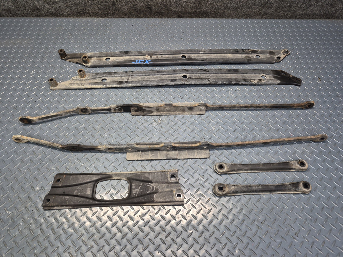 02-10 Lexus UZZ40L SC430 Set of 7 Rear Suspension Mounting Brace Plate OEM