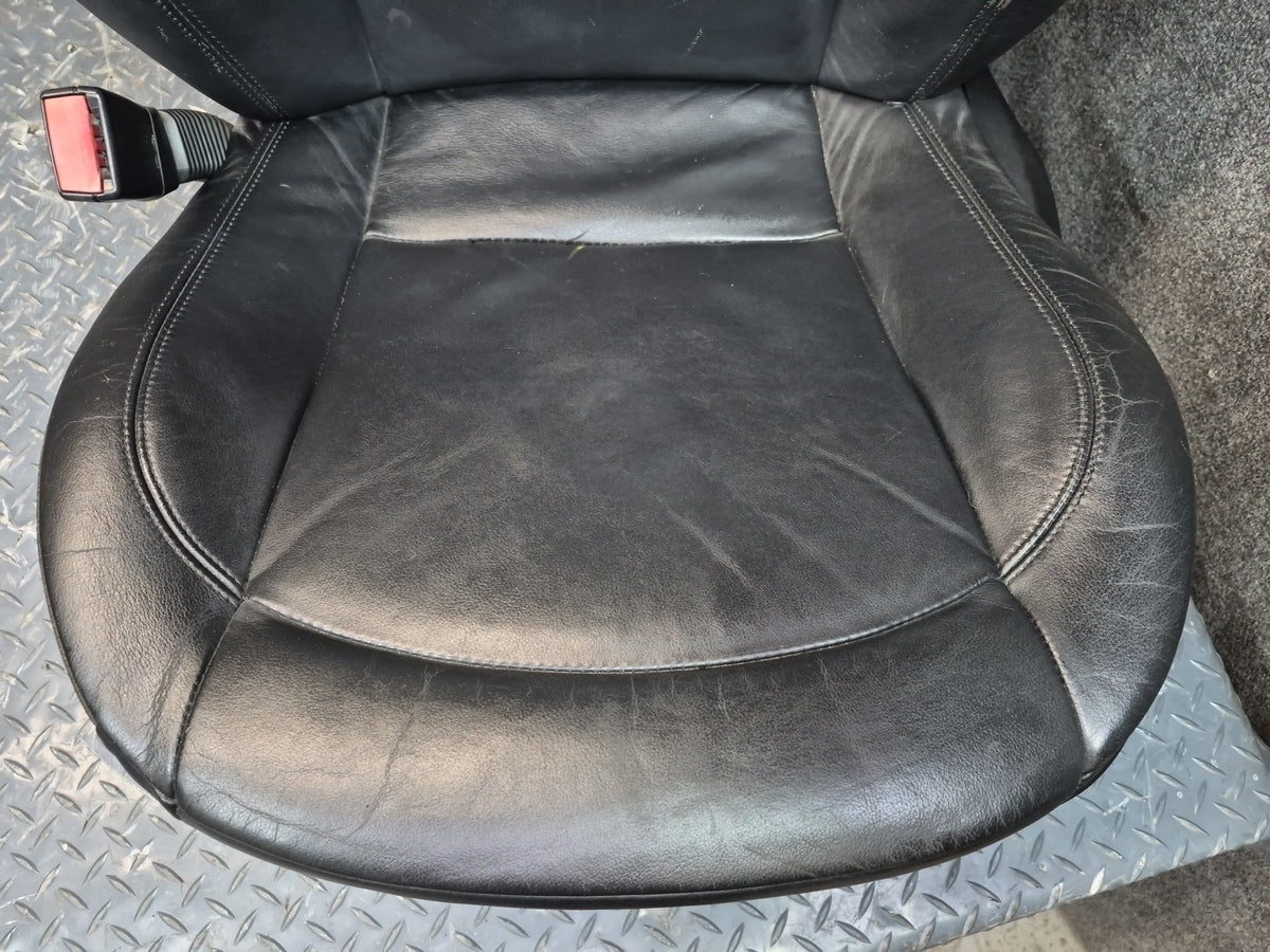03-04 BMW E85 Z4 Left & Right Sport Memory Heated Leather Seat Black Set OEM