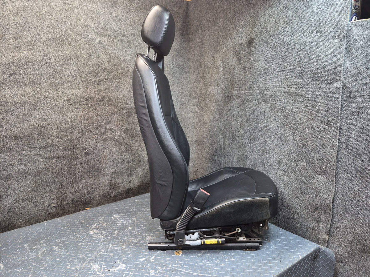 03-04 BMW E85 Z4 Left & Right Sport Memory Heated Leather Seat Black Set OEM