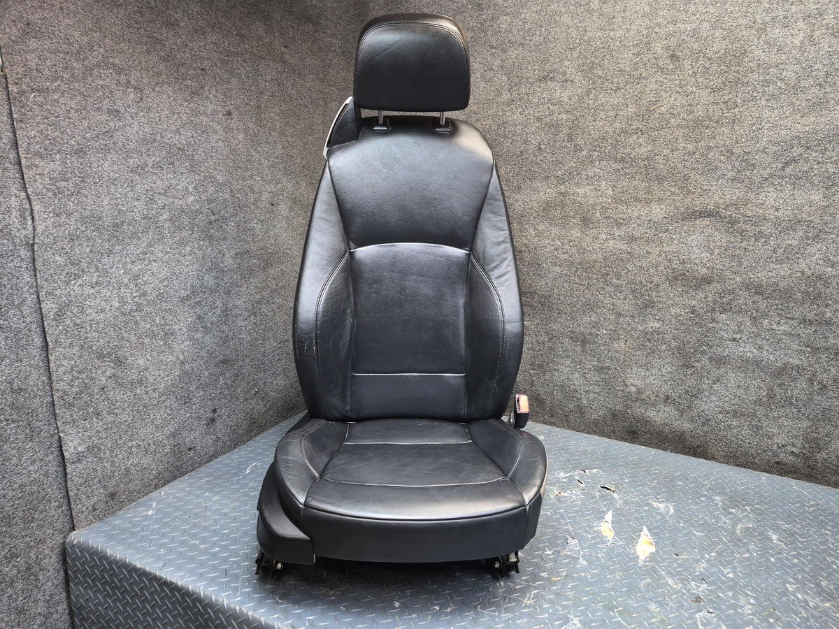 03-04 BMW E85 Z4 Left & Right Sport Memory Heated Leather Seat Black Set OEM