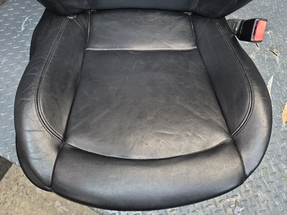 03-04 BMW E85 Z4 Left & Right Sport Memory Heated Leather Seat Black Set OEM