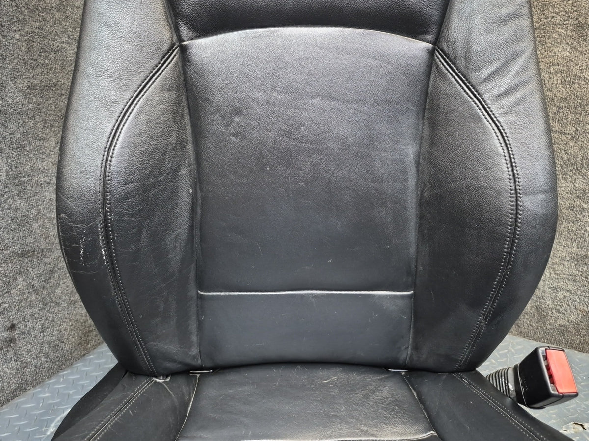 03-04 BMW E85 Z4 Left & Right Sport Memory Heated Leather Seat Black Set OEM